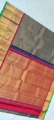 NAVY BLUE / PINK KANCHI SAREES