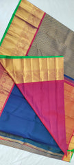 NAVY BLUE / PINK KANCHI SAREES