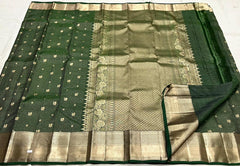 GREEN KANCHI SAREES