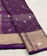 PURPLE KANCHI SAREES