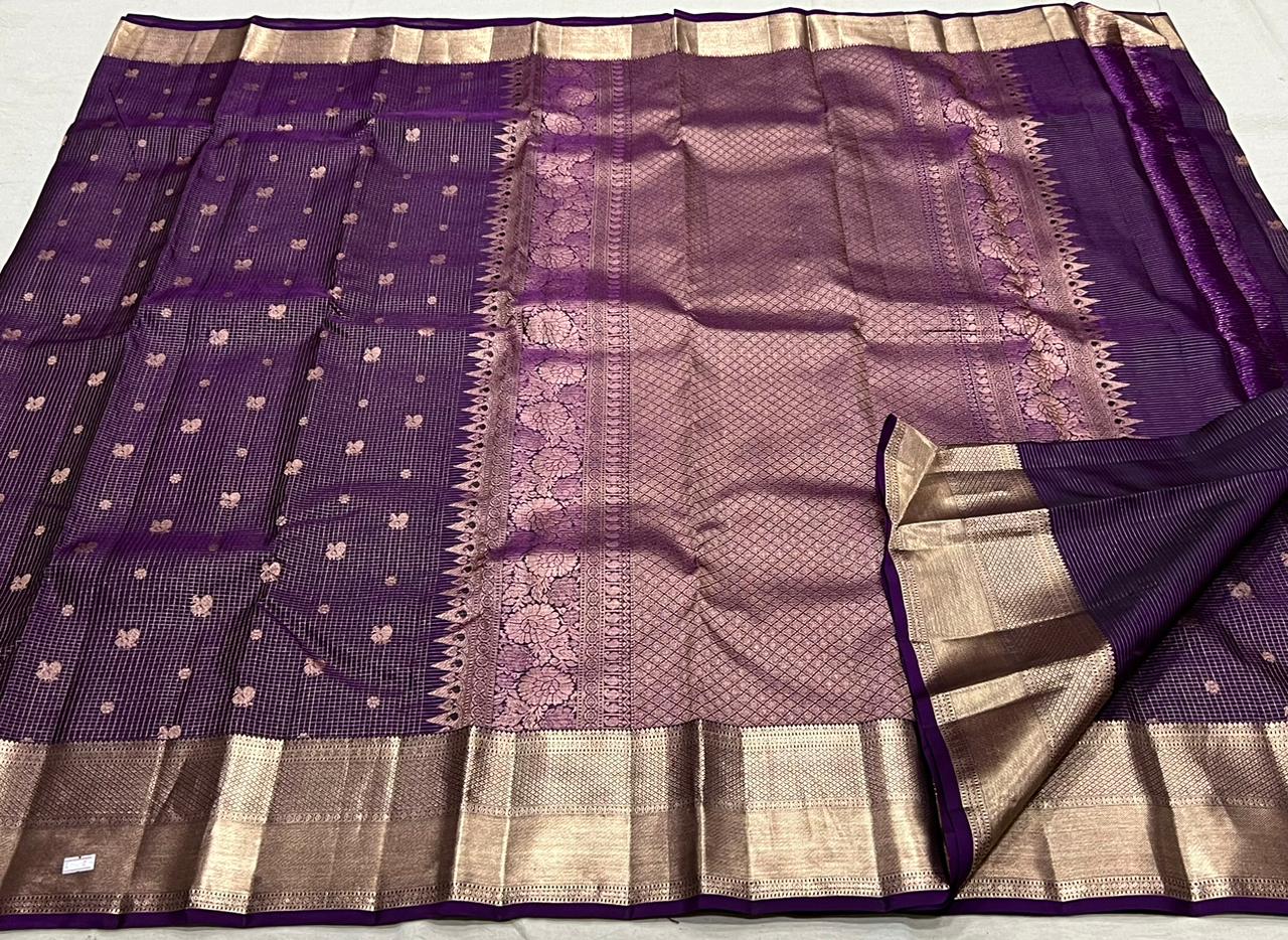 PURPLE KANCHI SAREES