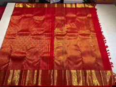 RED BRIDAL KANCHI SAREES