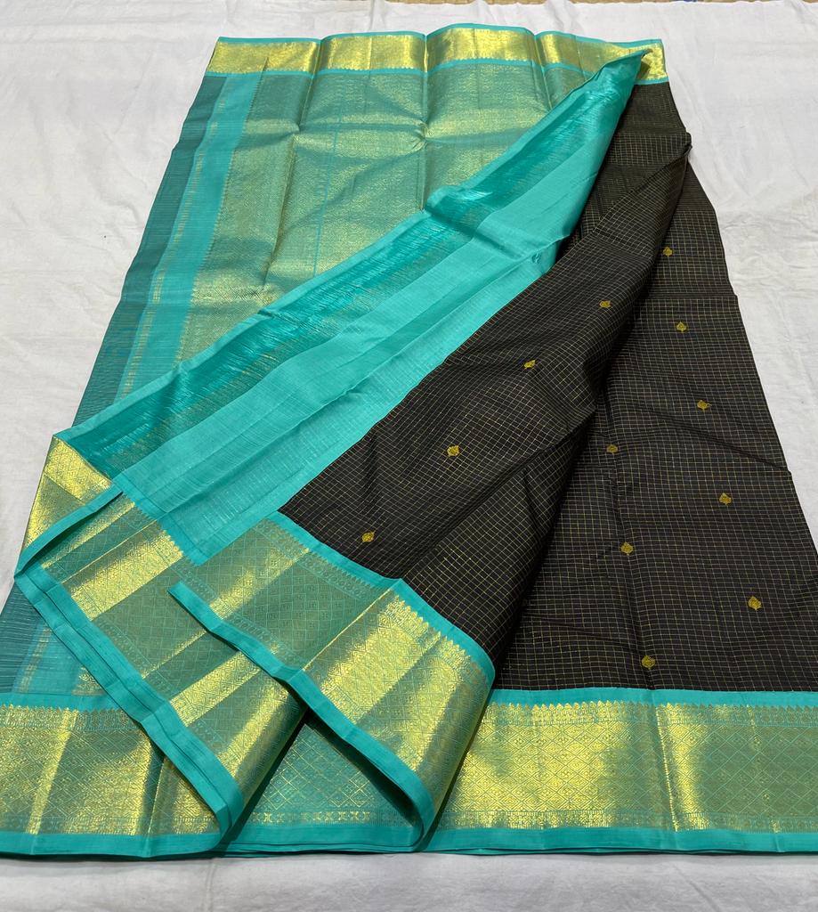 BLACK KANCHI SAREE