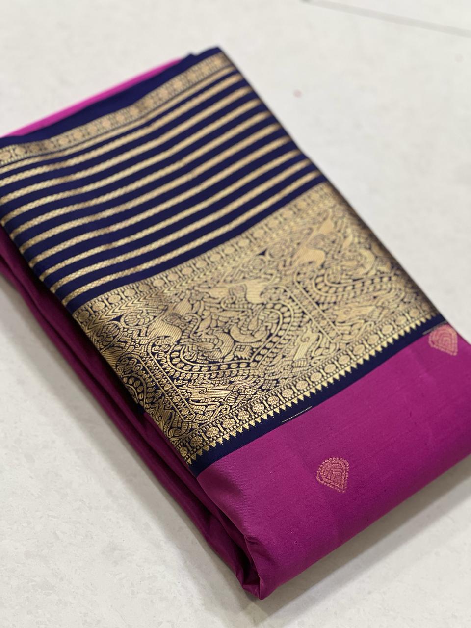 PINK KANCHI SAREE