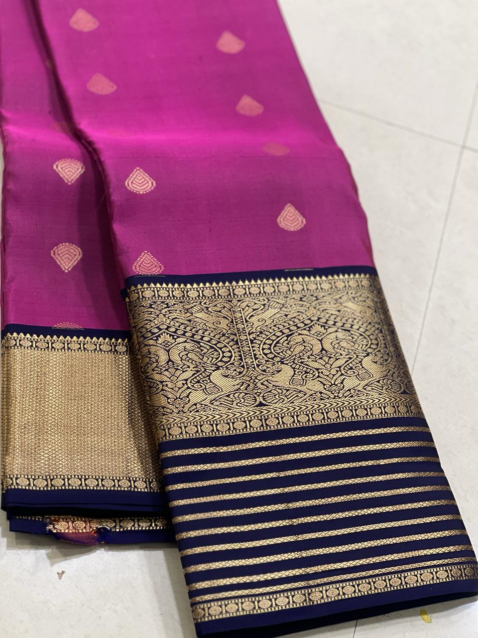 PINK KANCHI SAREE