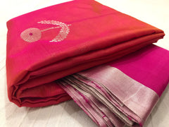 PINK CHANDERI SAREE