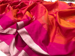 PINK CHANDERI SAREE