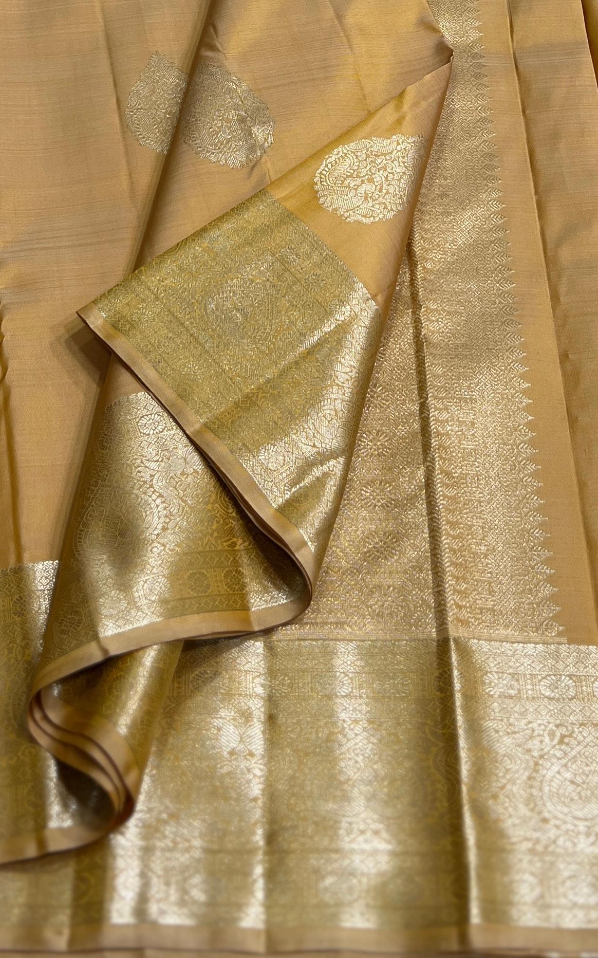 GOLD/SILVER KANCHI NSILK SAREE