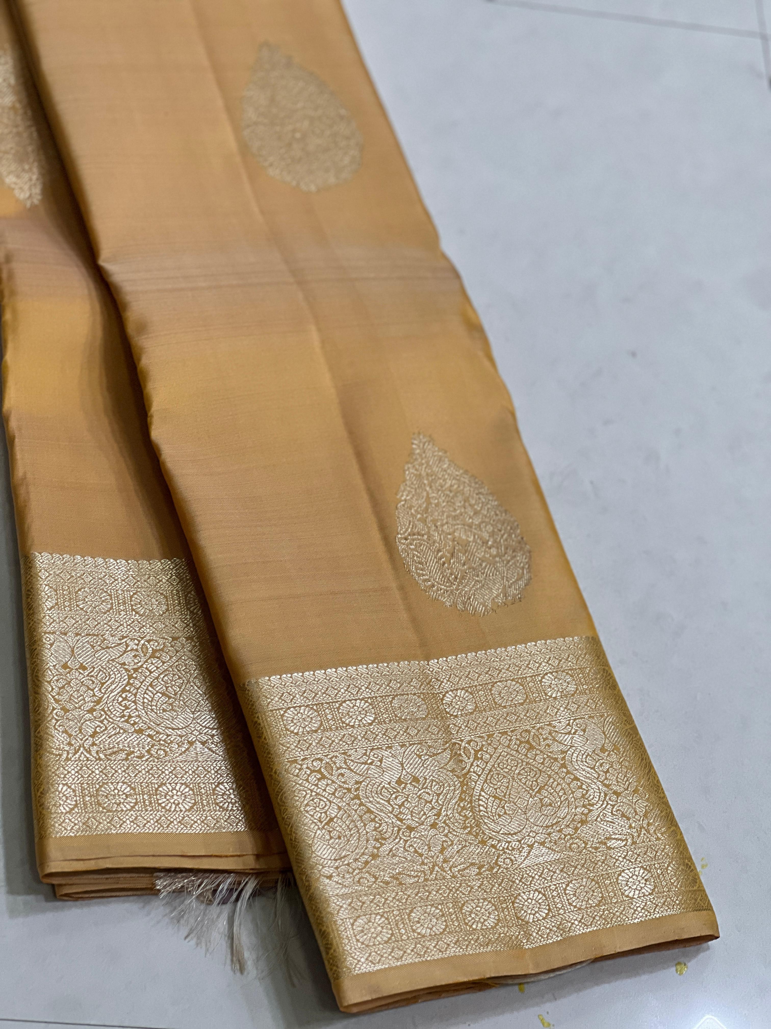 GOLD/SILVER KANCHI NSILK SAREE