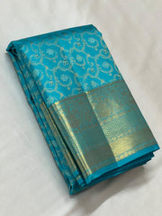 SKY BLUE  KANCHI SAREE