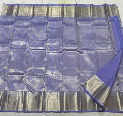 LIGHT LAVENDER COLOUR KANCHI SILK SAREE