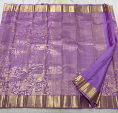 LILAC KANCHI SILK SAREE