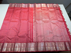 PASTEL PINK  ZARI KANCHI SILK SAREE