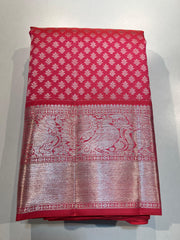 PASTEL PINK  ZARI KANCHI SILK SAREE