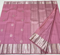 LILAC COMBITION PURE KANCHI SILK SAREE