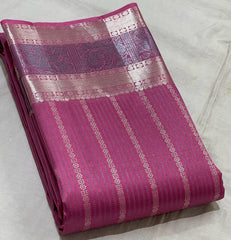 PINK  COMBITION PURE KANCHI SILK SAREE