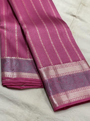 PINK  COMBITION PURE KANCHI SILK SAREE