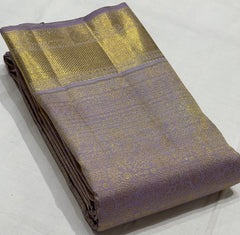 Dark Blue And Gold Saree