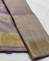 Dark Blue And Gold Saree