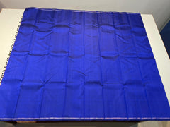 ROYAL BLUE/PINK/ORANGE  BORDERLESS SAREE