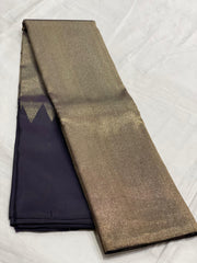 BLACK/GOLD  TEMPLE BOARDER SAREE