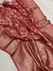 RED COLOUR & GOLDEN BODER BANARASI SAREE