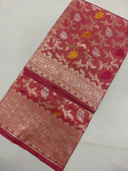 RED COLOUR & GOLDEN BODER BANARASI SAREE