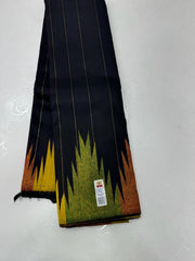 BLACK TEMPLE BOARDER SAREE