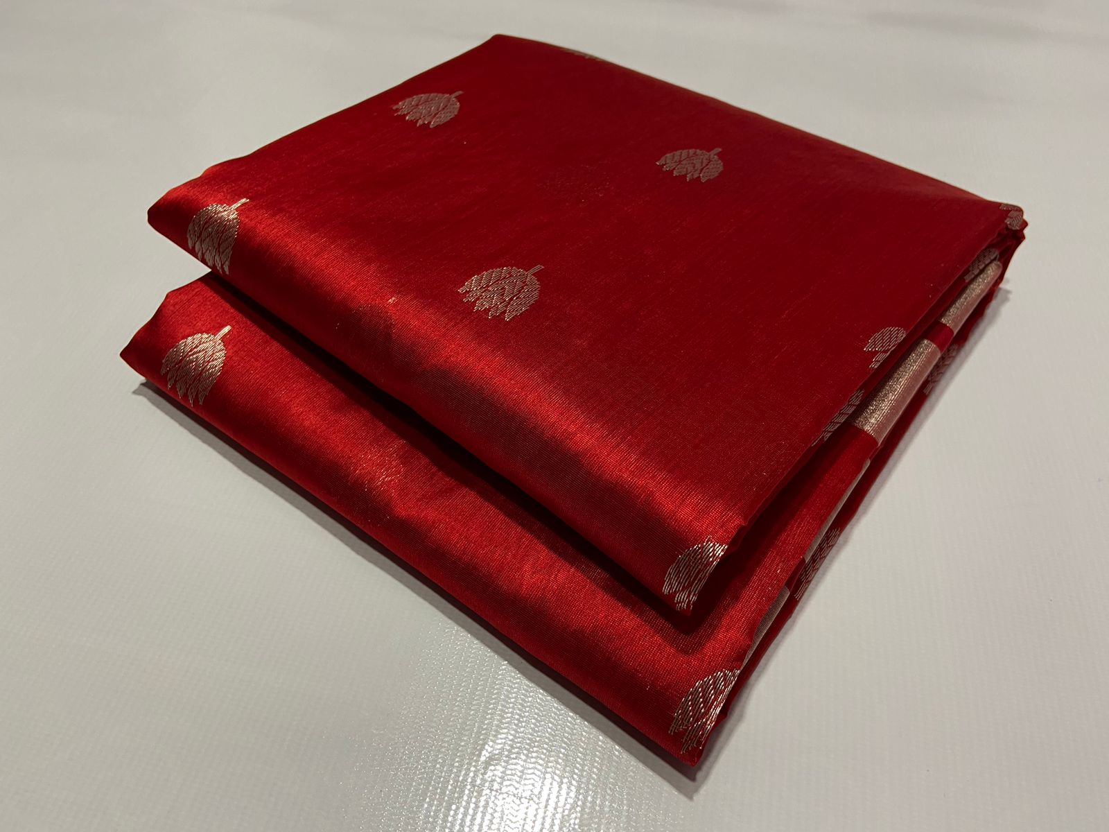 MAROON CHANDERI SAREE