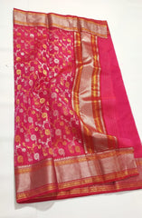 ROSE PINK CHANDERI SAREE