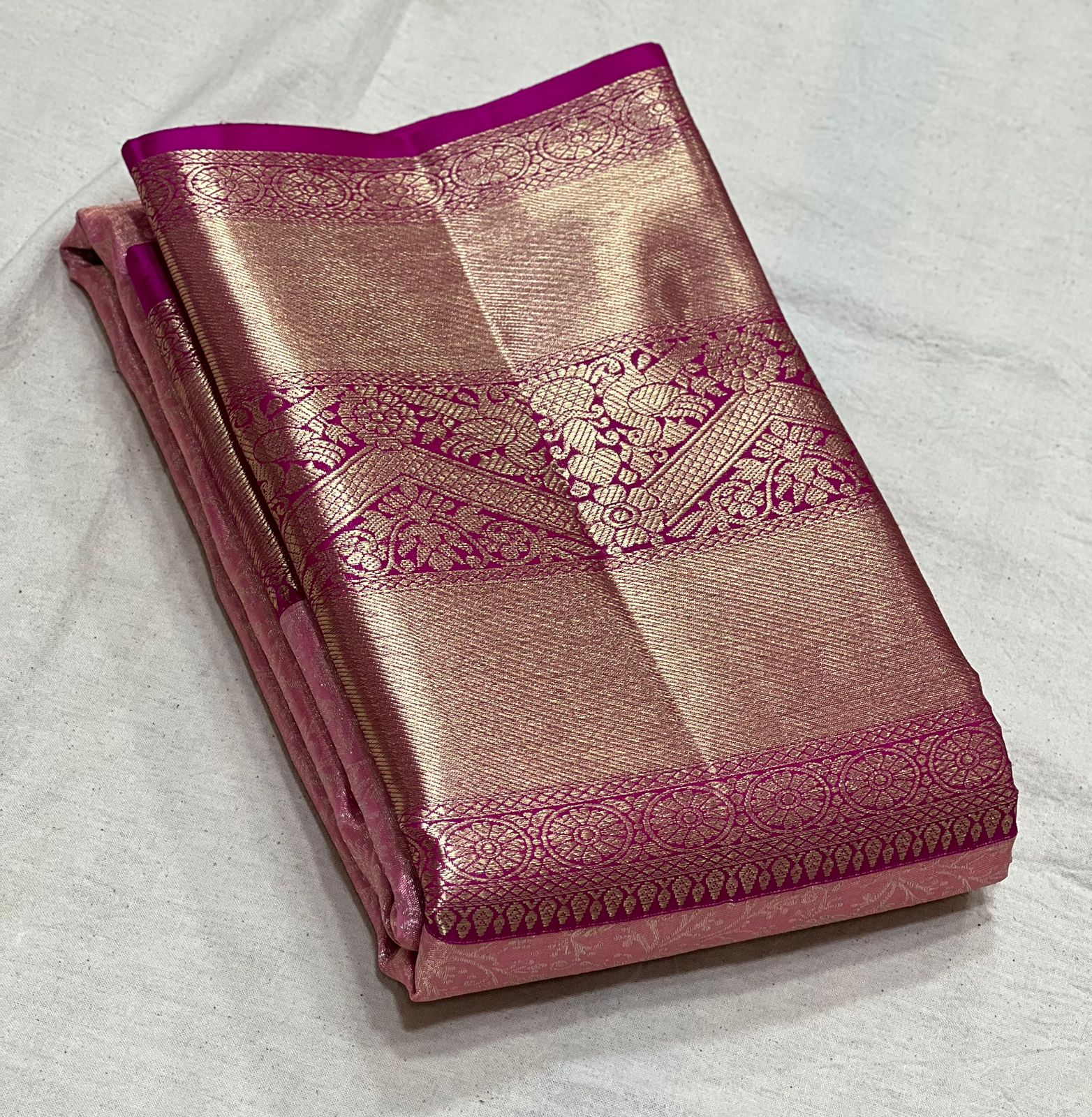 PINK / MEGENTA KANCHI SAREE