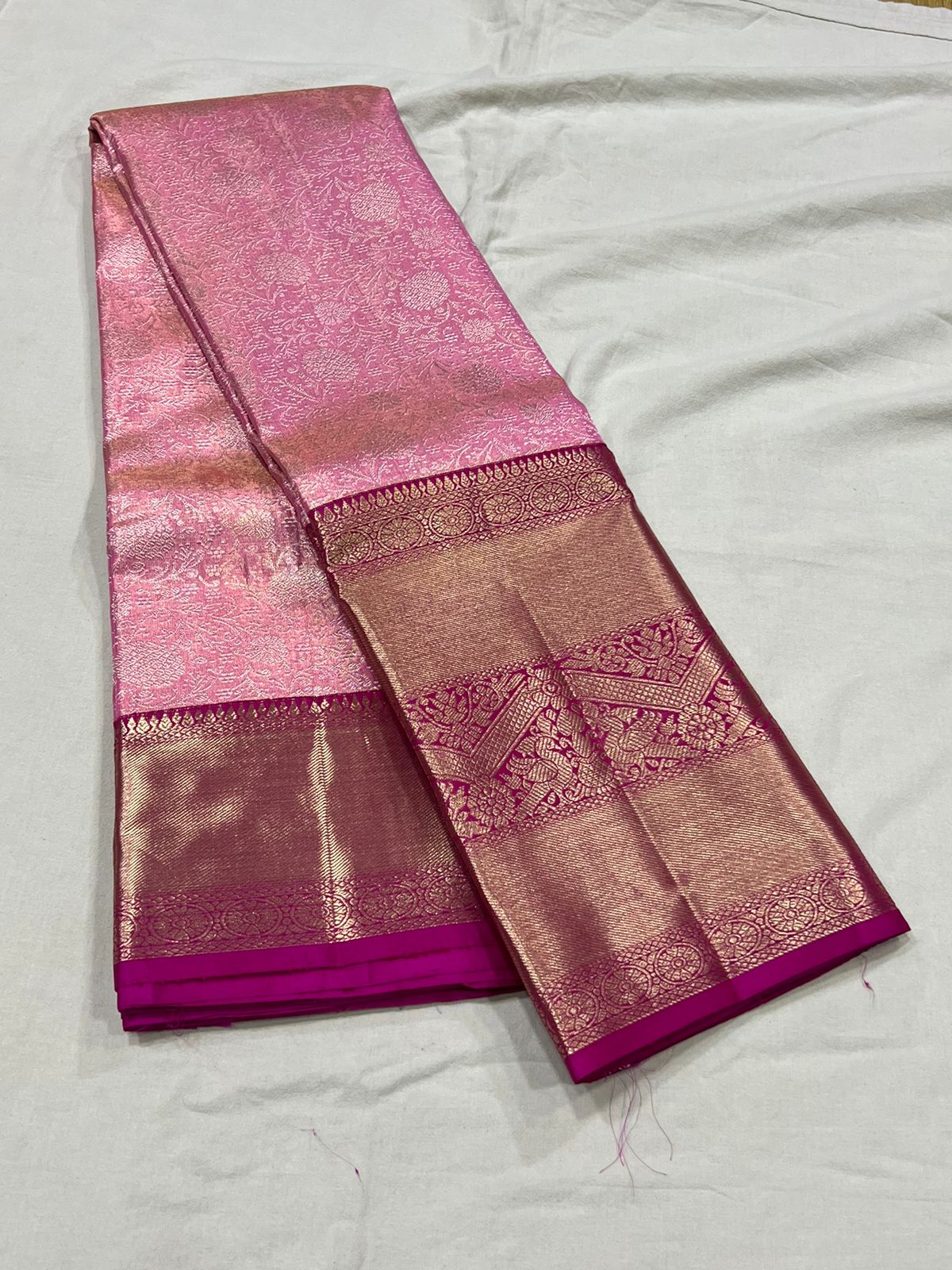 PINK / MEGENTA KANCHI SAREE