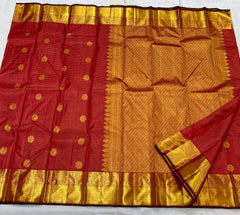 RED KANCHI SAREE