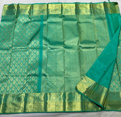 SEA BLUE KANCHI SAREE