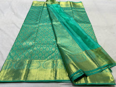 SEA BLUE KANCHI SAREE