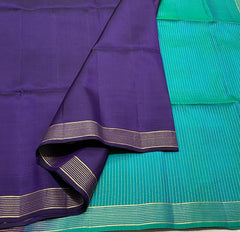 BLUE / VIOLET  SILK SAREE