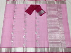 BABY PINK / PINK ZARI KOTA SAREE