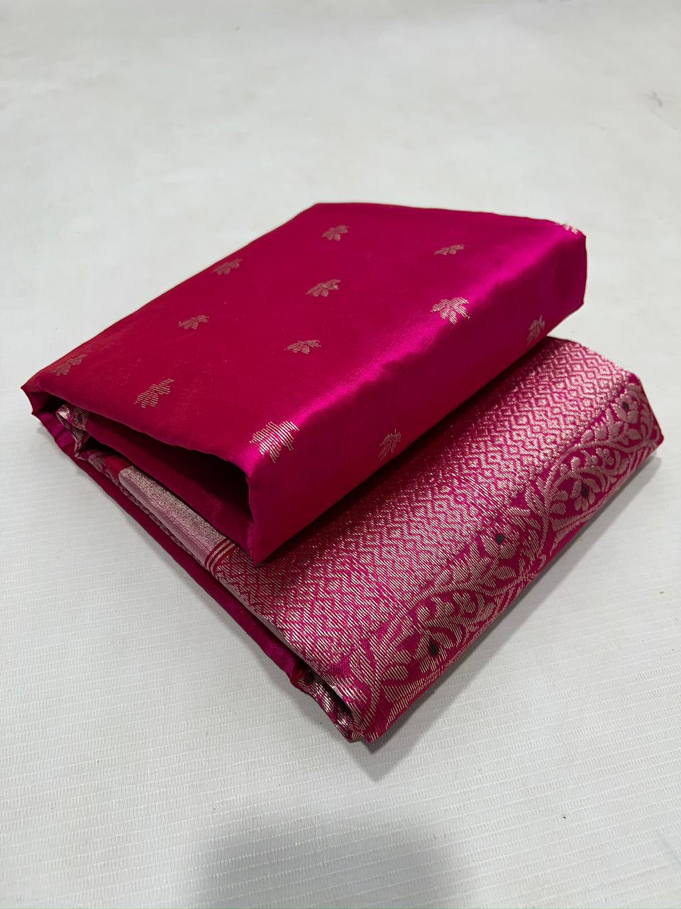 PINK CHANDERI SAREE