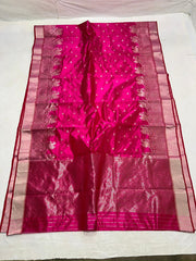 PINK CHANDERI SAREE