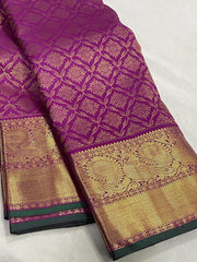 MEGENTA PINK KANCHI SAREE