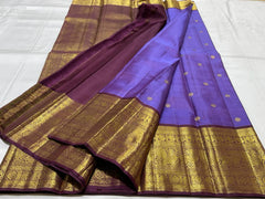 VIOLET /  MAROON KANCHI SAREE