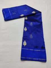 BLUE CHANDERI SAREE