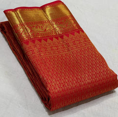 RED KANCHI SAREE