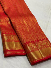 RED KANCHI SAREE