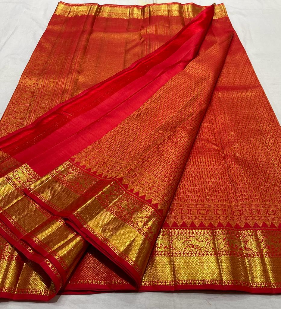 RED KANCHI SAREE