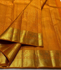 ORANGE KANCHI SAREE