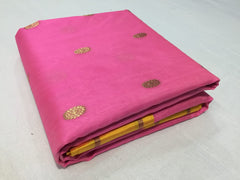 BABY PINK / YELLOW CHANDERI SAREE