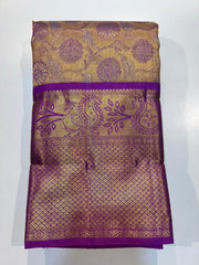 LILAC / GOLD KANCHI  SAREE