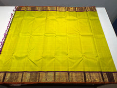 MEHANDI GREEN / PURPLE KANVCHI SAREE