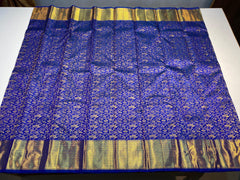 DARK BLUE KANCHI SAREE